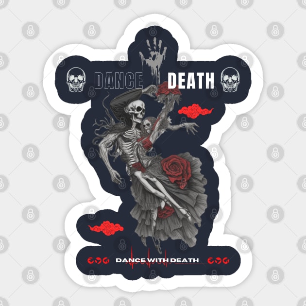 Dance With Death Sticker by WOLVES STORE